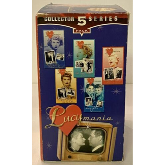 I Love Lucy Mania Collector Series 5-VHS Tape 5 Pack-Vhs Tapes Open Box - Picture 6 of 8